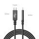 Cable USB4.0 40Gbps M/M 0.5m Black PD100W - U4A05-BK
