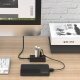 USB3.0 HUB 4 port - USB/Micro USB input, 1m cable - W5P-U3-100-BK-PRO