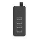USB2.0 HUB 4 port - USB/Micro USB input, Black - W5P-U2-030-BK-EP
