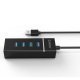 USB3.0 HUB 4 port black - W6PH4-U3-V1-BK