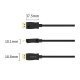 Кабел Cable - Display Port v1.2 DP M / M Black 4K 1m - XD-DTDP4-10-BK