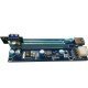 Mining Riser/Extender PCI Express 1x to 16x v.1701A - 470uf - MAKKI-SR1701A-470