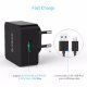Charger 220V - 18W Quick Charge QC3.0 black - QTW-1U