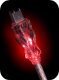 Firewire Flashing Datacable 1.8m RED