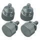 Thumbscrews, silver, 4 pcs.