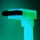 Cable SATA2 90° UV Green 45cm SATA2-45-GNUV