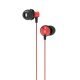 Earphones RM1 - Metal Red with Mic - SOUNDPLUS-RM1-RD