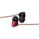Earphones RM1 - Metal Red with Mic - SOUNDPLUS-RM1-RD