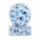 STUD-BLB EARPHONE - Blue/Black