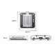 Storage - Case - M.2 2230 NVMe - TC20-M2-10G-GY-BP - 10Gbps, Gray