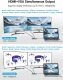 докинг станция Type-C Docking Station Power Distribution 3.0 87W - HDMI, Type-C x 1, USB3.0 x 2, USB 2.0 x 2, LAN, SD/TF, VGA - TFGHB