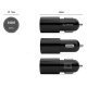 зарядно за кола Charger Car 12V-24V - TYPE C + USB black - UCF-2U