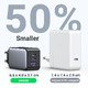 универсално зарядно за стена Charger Wall 65W GaN CD244, 1 x USB-A, 2 x Type-C, Black - 10335