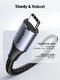 кабел USB3.1 Type-C Gen2 M/M US355, 10Gbps, 100W, 5A, 1m - 80150