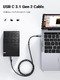 кабел USB3.1 Type-C Gen2 M/M US355, 10Gbps, 100W, 5A, 1m - 80150