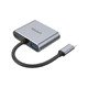 Docking Station Type-C 4-in-1 - uHUB Q4+ Lite D1049A - USB-C PD100W x 1, HDMI x 1, VGA, USB2.0 x 1