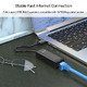адаптер USB to LAN 100Mbps black - Y-1468