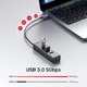 хъб HUB USB-C 4 port - 4 x USB3.0 Black - Y-3089Z01