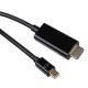 Кабел Mini Display Port M / HDMI M 4K 2160p - CG615L-1.8m-4K Black