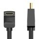 HDMI Right Angle 90 Degree v2.0 M / M 4K/60Hz Gold - 2M Black - AARBH