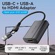 адаптер Adapter USB-C/A to HDMI F - ACYHB