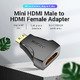 Адаптер Adapter Mini HDMI M / HDMI F - AISB0