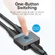 Разклонител превключвател HDMI 2.0 Switcher/Splitter 2-Port Bi-Direction 4K Black - AKOB0