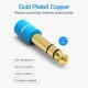 адаптер Adapter Audio 6.5mm M / 3.5mm F - Blue - VAB-S01-L