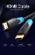 Кабел HDMI v2.0 M / M 4K/60Hz Gold - 3M Black - AACBI