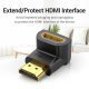 Адаптер Adapter HDMI Right Angle 90 Degree M/F - AIOB0
