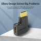 Adapter HDMI Vertical Flat 90 Degree M/F - AIPB0