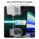 Кабел USB 2.0 Type-C to Type-C - 1M White 3A Fast Charge - TAXWF