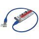Екстендер Mining Riser/Extender PCI Express 1x to 16x v.8 - 270uf - MAKKI-SR138-270