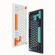 безжична геймърска механична клавиатура Wireless Gaming Mechanical Keyboard - N75 PRO Jelly Orange - Azure Switches, RGB