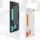 безжична геймърска механична клавиатура Wireless Gaming Mechanical Keyboard - N75 PRO Jelly Orange - Azure Switches, RGB