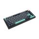 професионална геймърска механична клавиатура Professional Gaming Mechanical Keyboard N75 RGB Caribbean Blue - Power Silver Switches [Linear]