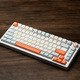 Professional Gaming Mechanical Keyboard N75 RGB Jelly Orange - Power Silver Switches [Linear]