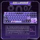 Wireless Professional Gaming Mechanical Keyboard - V87 PRO Athena - Aniya Switches, BT5.0, 2.4G