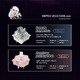 безжична геймърска механична клавиатура Wireless Gaming Mechanical Keyboard - V87 Starry Sky - Dynamic Silver Switches [Linear]