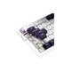 безжична геймърска механична клавиатура Wireless Gaming Mechanical Keyboard - V98 PRO V2 Black Currant - Kailh Vaporwave Switches, RGB