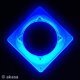 Fan Adapter 80 - 120mm Blue UV