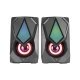 тонколони Gaming Speakers 2.0 6W RGB Backlight, USB powered - SK-402