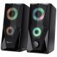 Gaming Speakers 2.0 6W RGB, USB powered - SK-501