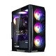 Case ATX - N7 PLUS - 7 fans included, Tempered Glass