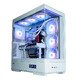 Case ATX - P50 DS White - Digital Display, Addressable RGB