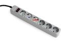 Surge Protector - SPG6-B-6C - 6 x Schuko, 1.8 m, IP20