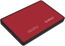 Orico външна кутия за диск Storage - Case - 2.5 inch USB3.0 RED - 2588US3-V1-RD