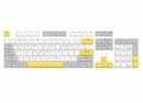 капачки за клавиатура Custom Keycap Set PBT, 104 keys, White, Yellow, Gray - MARVO-KP-04-YL