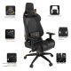 геймърски стол Gaming Chair - ACHILLES E1-L Black RGB