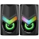 Gaming Speakers 2.0 6W Rainbow backlight - MARVO-SG-118